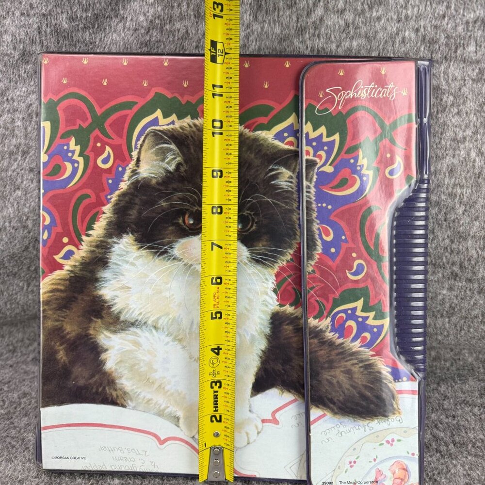 ✅VTG MEAD 1.5" Binder W/11 Sophisticats Folders & Pencil Pouch Morgan Creative - Picture 7 of 16